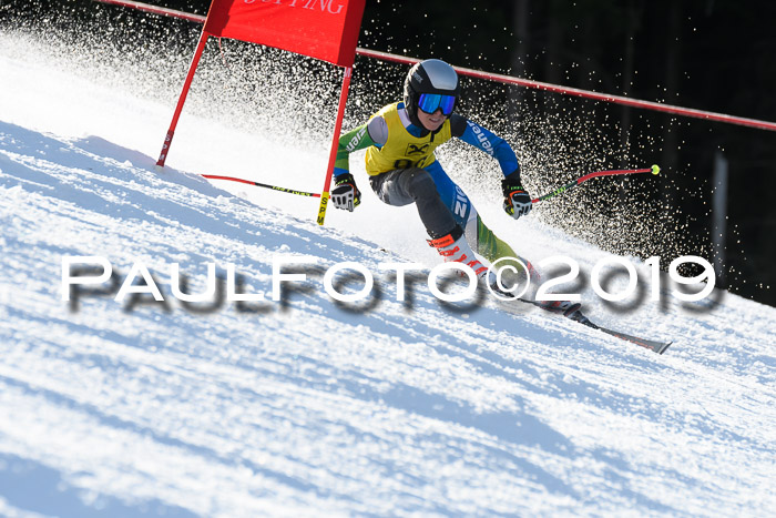 Münchner Schülermeisterschaft Riesenslalom 22.02.2020