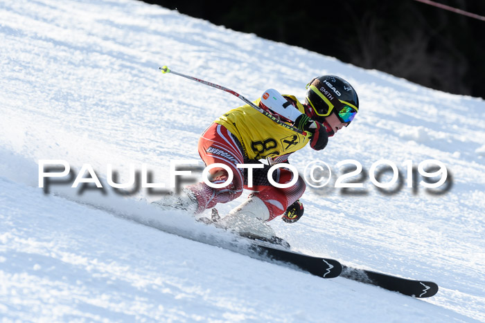 Münchner Schülermeisterschaft Riesenslalom 22.02.2020