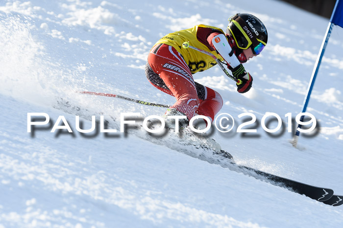 Münchner Schülermeisterschaft Riesenslalom 22.02.2020