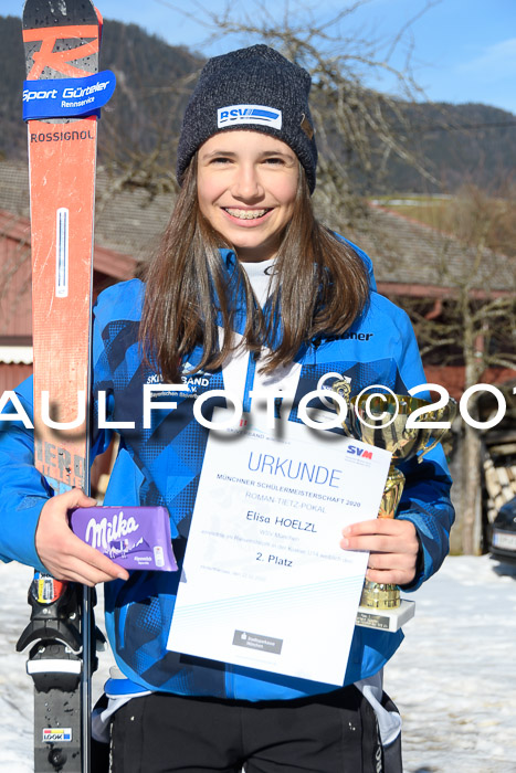 Münchner Schülermeisterschaft Riesenslalom 22.02.2020