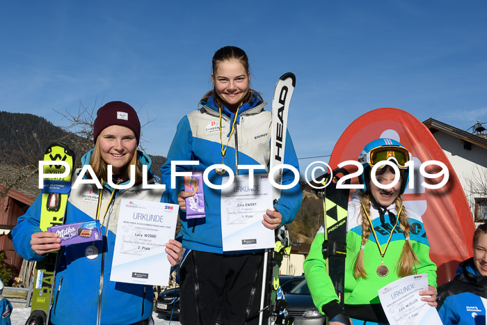 Münchner Schülermeisterschaft Riesenslalom 22.02.2020