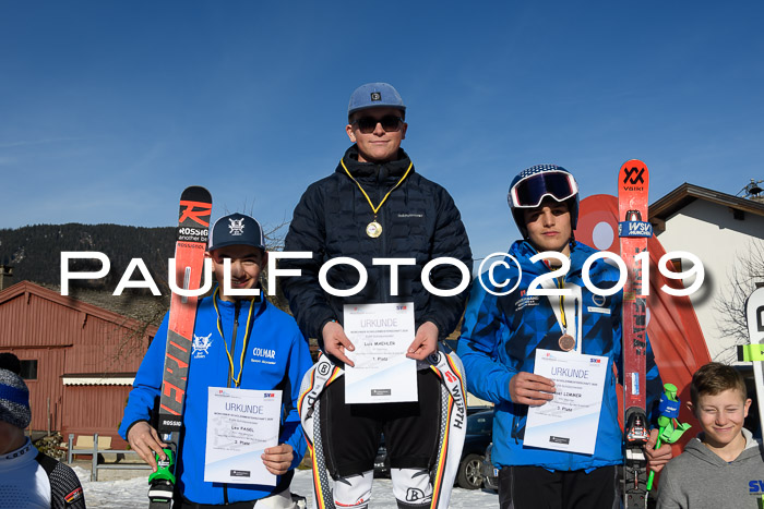 Münchner Schülermeisterschaft Riesenslalom 22.02.2020