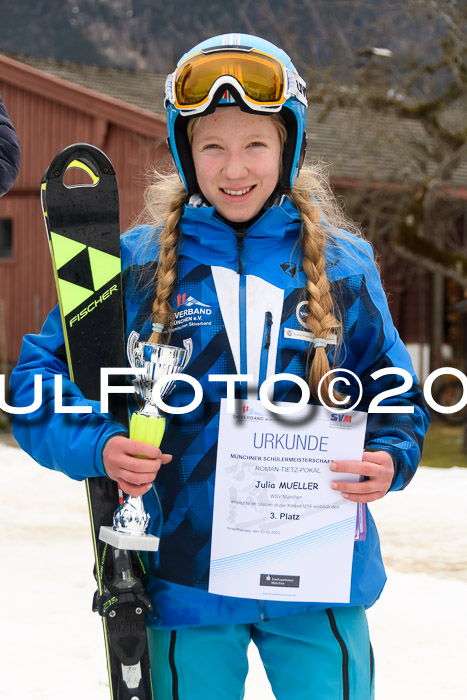 Münchner Schülermeisterschaft Slalom, 23.02.2020