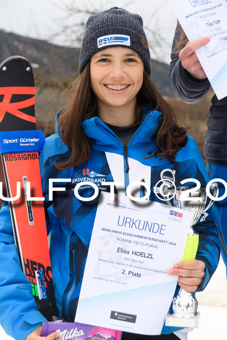 Münchner Schülermeisterschaft Slalom, 23.02.2020