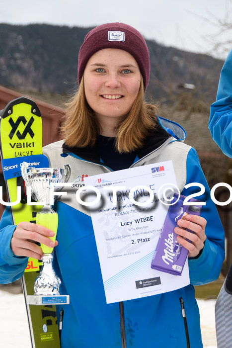 Münchner Schülermeisterschaft Slalom, 23.02.2020