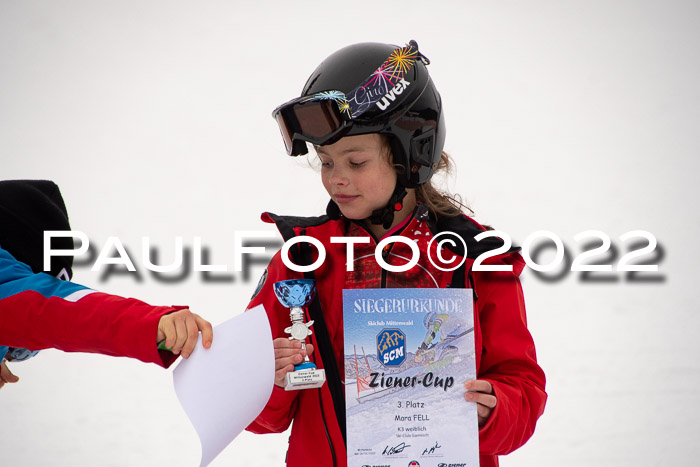 3. + 4.  Zienercup U8/U10 Skigau Werdenfels 06.02.2022