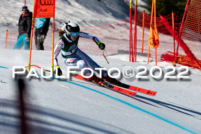 FIS, Int. Dt. Meisterschaft Training 1 +2 Abfahrt, Damen + Herren 20.03.2022