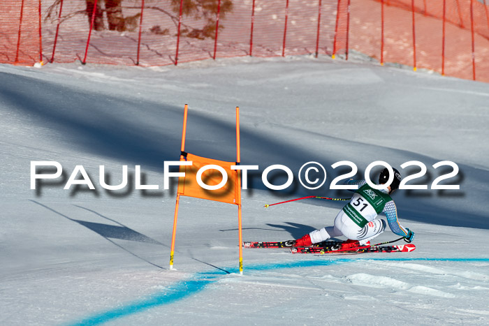 FIS, Int. Dt. Meisterschaft Training 1 +2 Abfahrt, Damen + Herren 20.03.2022