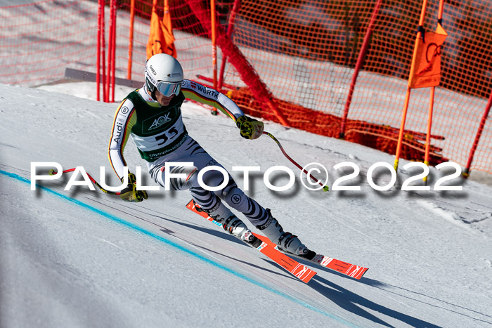 FIS, Int. Dt. Meisterschaft Training 1 +2 Abfahrt, Damen + Herren 20.03.2022