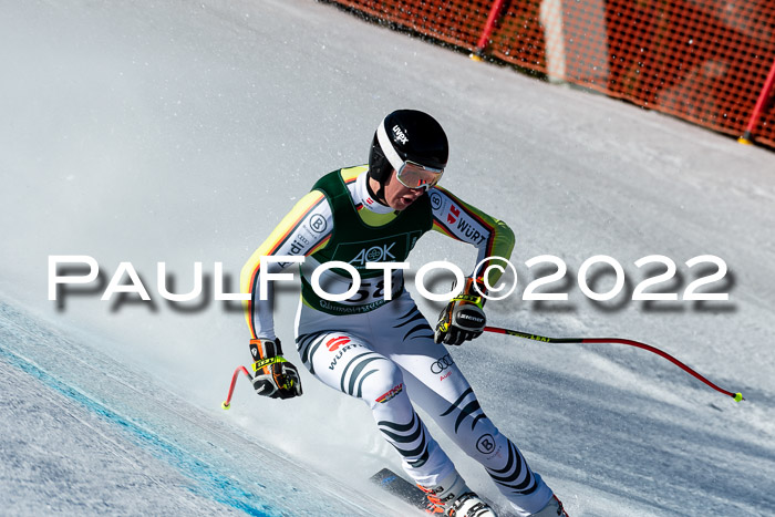 FIS, Int. Dt. Meisterschaft Training 1 +2 Abfahrt, Damen + Herren 20.03.2022