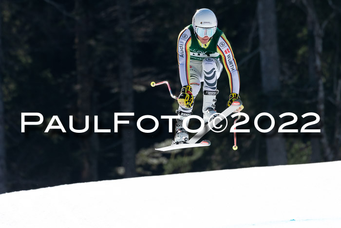 FIS, Int. Dt. Meisterschaft Training 1 +2 Abfahrt, Damen + Herren 20.03.2022