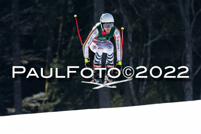 FIS, Int. Dt. Meisterschaft Training 1 +2 Abfahrt, Damen + Herren 20.03.2022