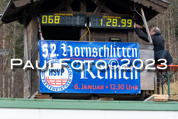 53. Hornschlittenrennen, 06.01.2023