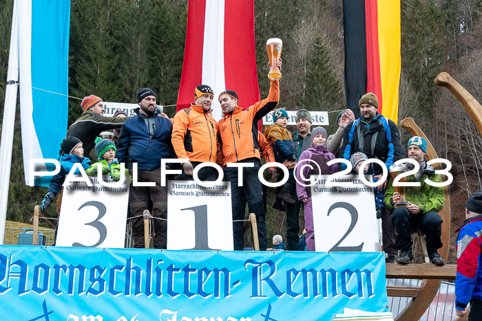 53. Hornschlittenrennen, 06.01.2023