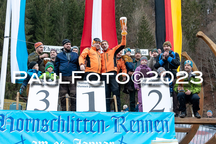 53. Hornschlittenrennen, 06.01.2023