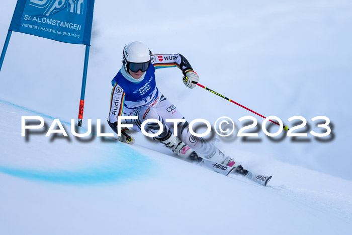 FIS Riesenslalom, Damen, Bayerische  + Jugendmeistersachaft 09.02.2023