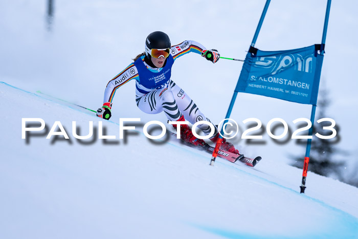 FIS Riesenslalom, Damen, Bayerische  + Jugendmeistersachaft 09.02.2023