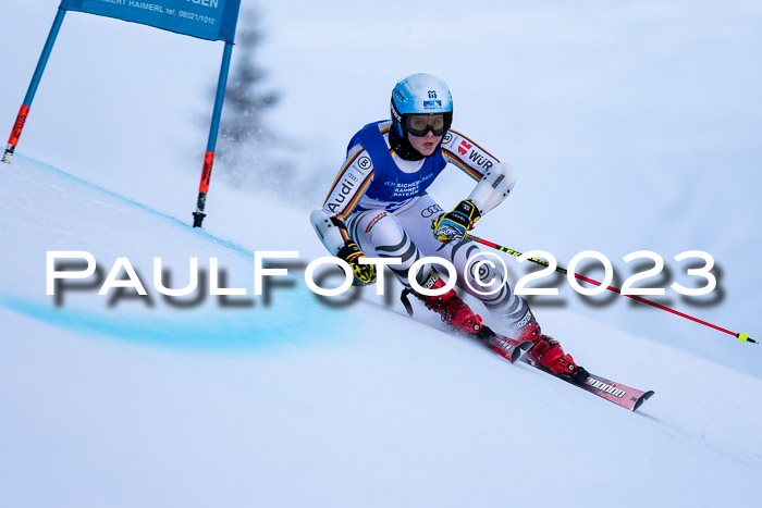 FIS Riesenslalom, Damen, Bayerische  + Jugendmeistersachaft 09.02.2023