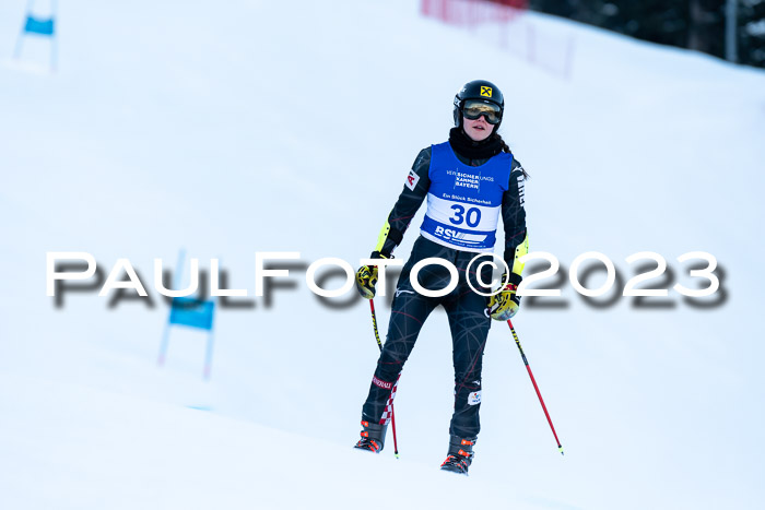 FIS Riesenslalom, Damen, Bayerische  + Jugendmeistersachaft 09.02.2023