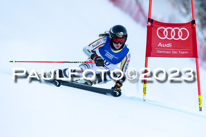 FIS Riesenslalom, Damen, Bayerische  + Jugendmeistersachaft 09.02.2023