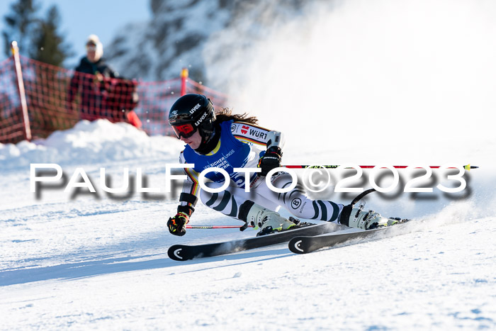 FIS Riesenslalom, Damen, Bayerische  + Jugendmeistersachaft 09.02.2023