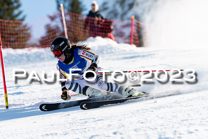 FIS Riesenslalom, Damen, Bayerische  + Jugendmeistersachaft 09.02.2023