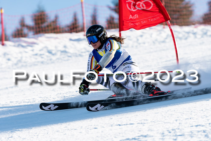 FIS Riesenslalom, Damen, Bayerische  + Jugendmeistersachaft 09.02.2023