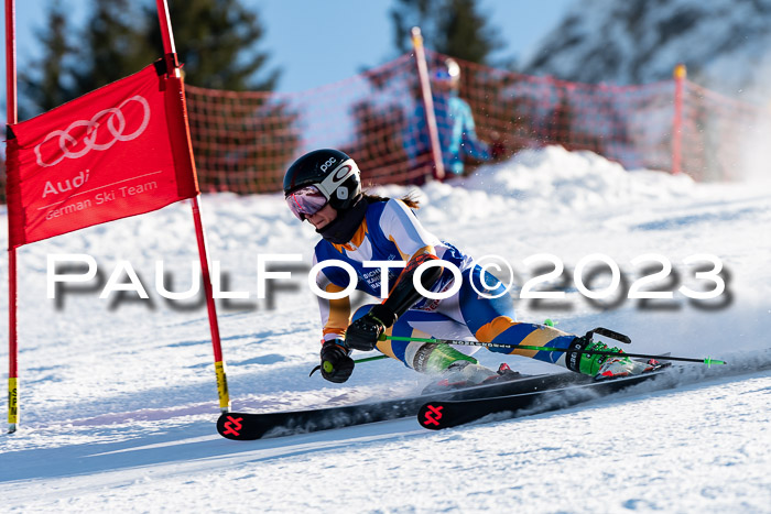 FIS Riesenslalom, Damen, Bayerische  + Jugendmeistersachaft 09.02.2023