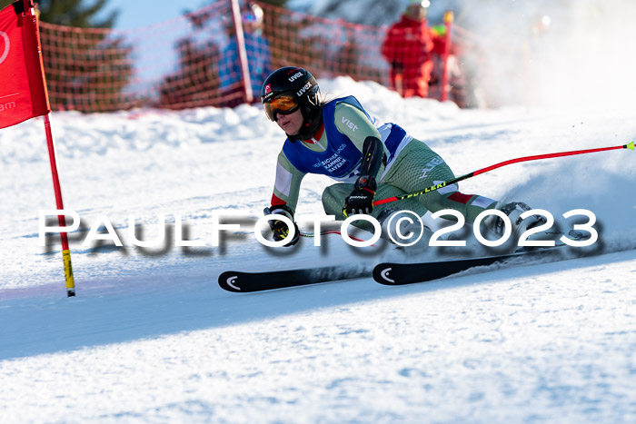 FIS Riesenslalom, Damen, Bayerische  + Jugendmeistersachaft 09.02.2023