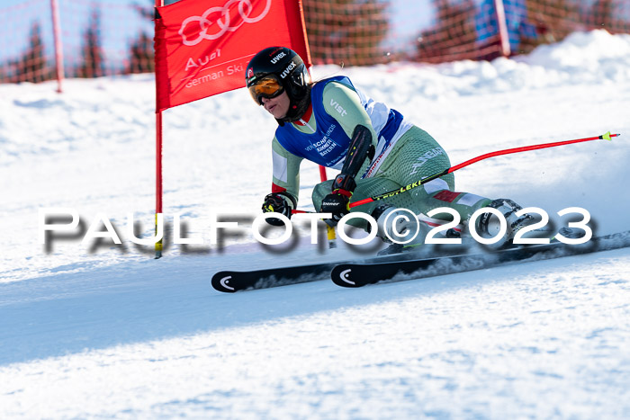 FIS Riesenslalom, Damen, Bayerische  + Jugendmeistersachaft 09.02.2023