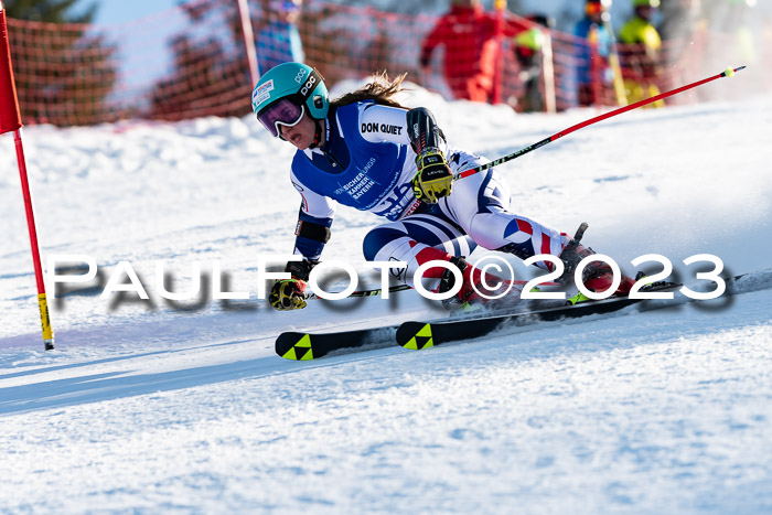 FIS Riesenslalom, Damen, Bayerische  + Jugendmeistersachaft 09.02.2023