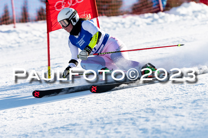 FIS Riesenslalom, Damen, Bayerische  + Jugendmeistersachaft 09.02.2023