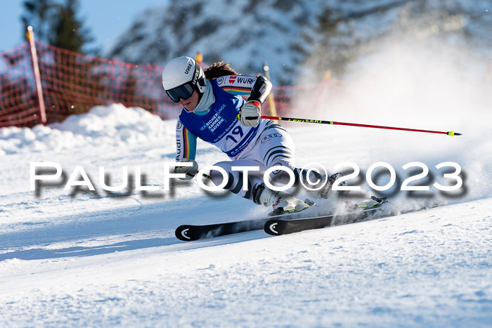 FIS Riesenslalom, Damen, Bayerische  + Jugendmeistersachaft 09.02.2023