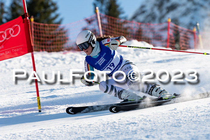 FIS Riesenslalom, Damen, Bayerische  + Jugendmeistersachaft 09.02.2023