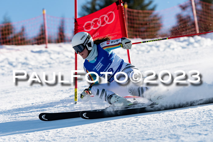 FIS Riesenslalom, Damen, Bayerische  + Jugendmeistersachaft 09.02.2023