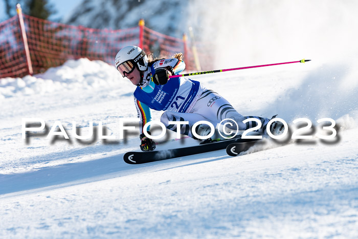 FIS Riesenslalom, Damen, Bayerische  + Jugendmeistersachaft 09.02.2023