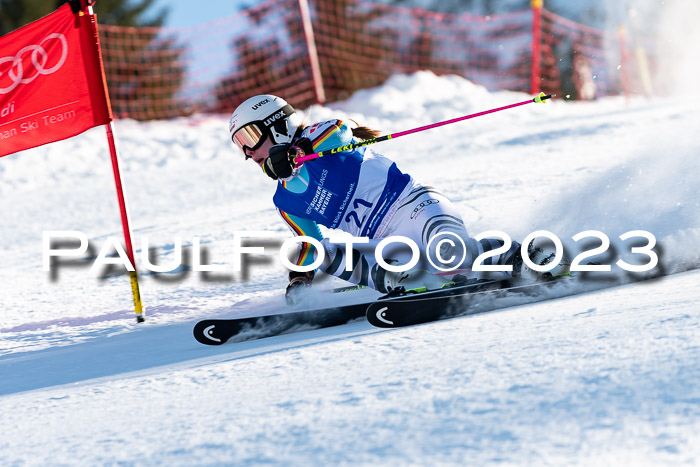 FIS Riesenslalom, Damen, Bayerische  + Jugendmeistersachaft 09.02.2023