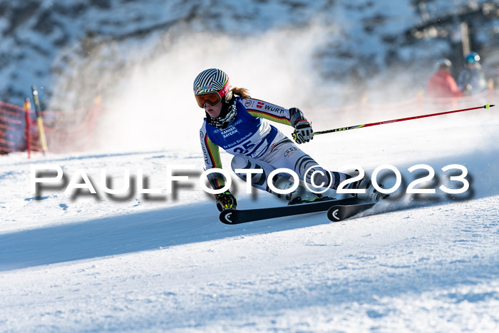 FIS Riesenslalom, Damen, Bayerische  + Jugendmeistersachaft 09.02.2023