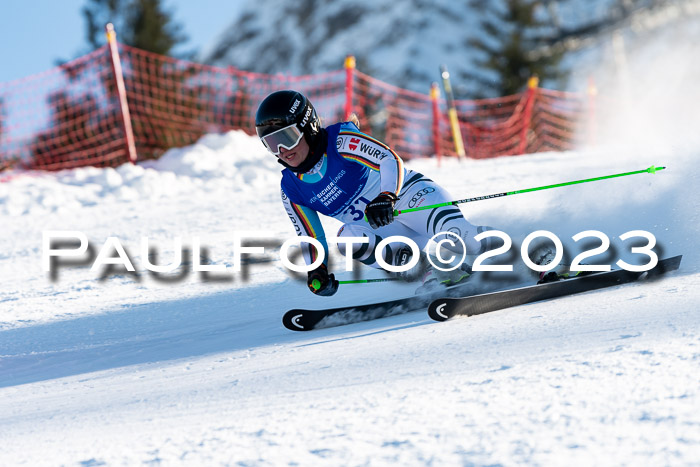 FIS Riesenslalom, Damen, Bayerische  + Jugendmeistersachaft 09.02.2023