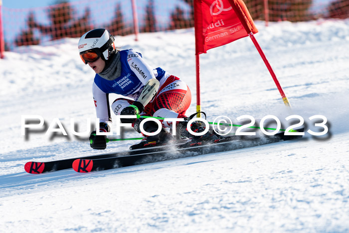 FIS Riesenslalom, Damen, Bayerische  + Jugendmeistersachaft 09.02.2023