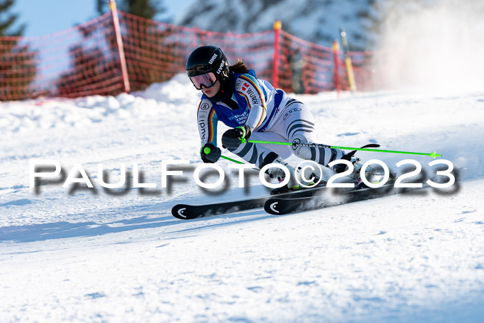 FIS Riesenslalom, Damen, Bayerische  + Jugendmeistersachaft 09.02.2023