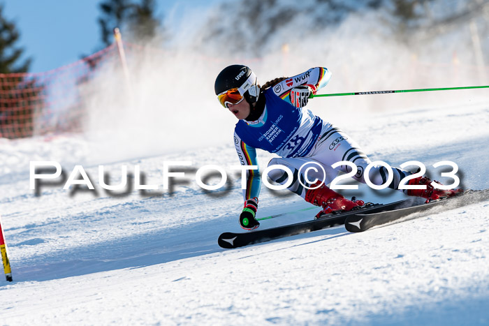 FIS Riesenslalom, Damen, Bayerische  + Jugendmeistersachaft 09.02.2023