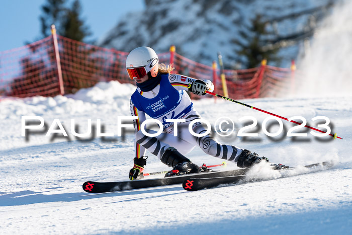 FIS Riesenslalom, Damen, Bayerische  + Jugendmeistersachaft 09.02.2023