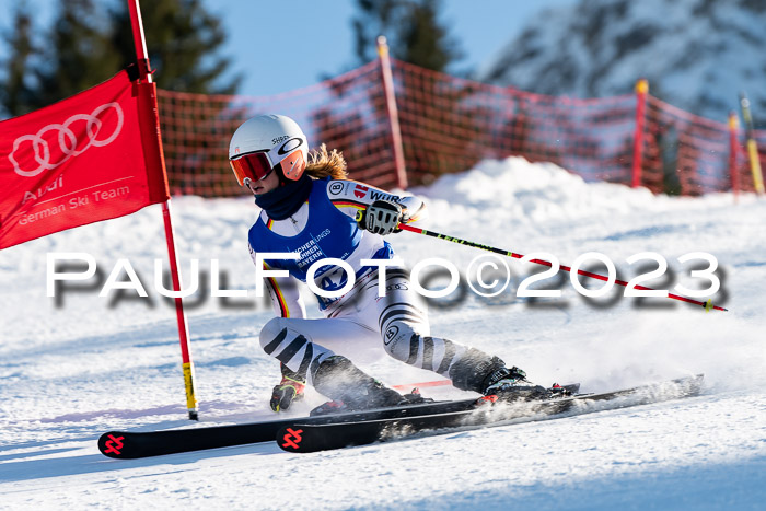 FIS Riesenslalom, Damen, Bayerische  + Jugendmeistersachaft 09.02.2023