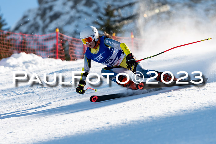 FIS Riesenslalom, Damen, Bayerische  + Jugendmeistersachaft 09.02.2023