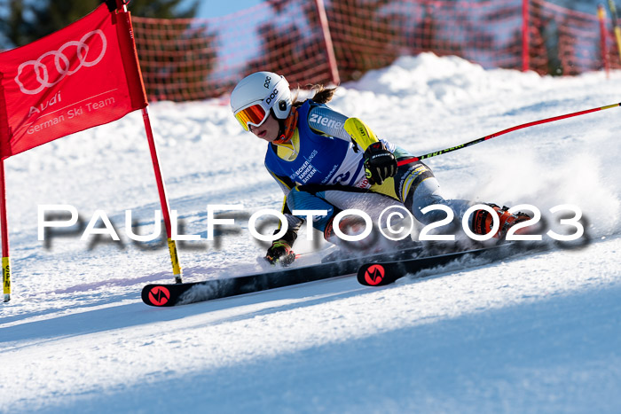 FIS Riesenslalom, Damen, Bayerische  + Jugendmeistersachaft 09.02.2023