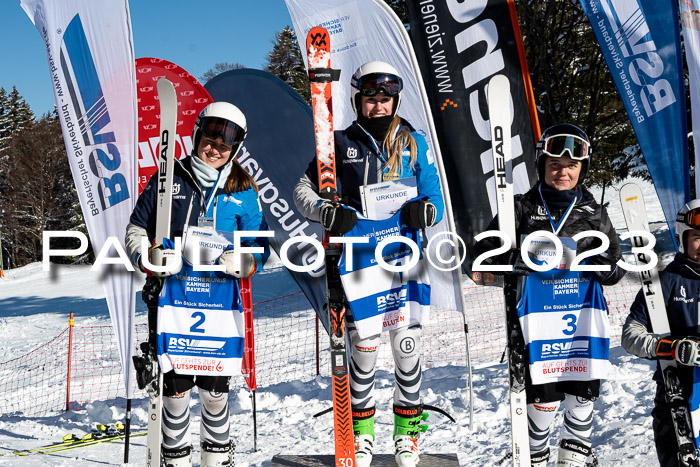 FIS Riesenslalom, Damen, Bayerische  + Jugendmeistersachaft 09.02.2023