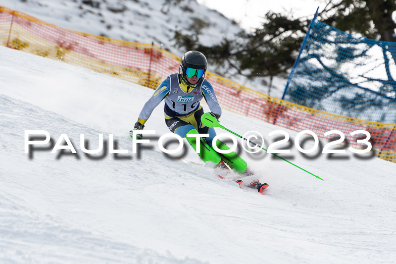 FIS Slalom Herren, Bay. Jugendmeisterschaft, 12.02.2023