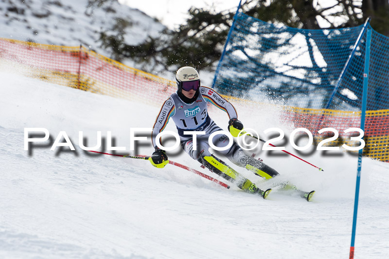 FIS Slalom Herren, Bay. Jugendmeisterschaft, 12.02.2023