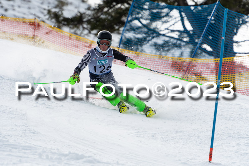 FIS Slalom Herren, Bay. Jugendmeisterschaft, 12.02.2023